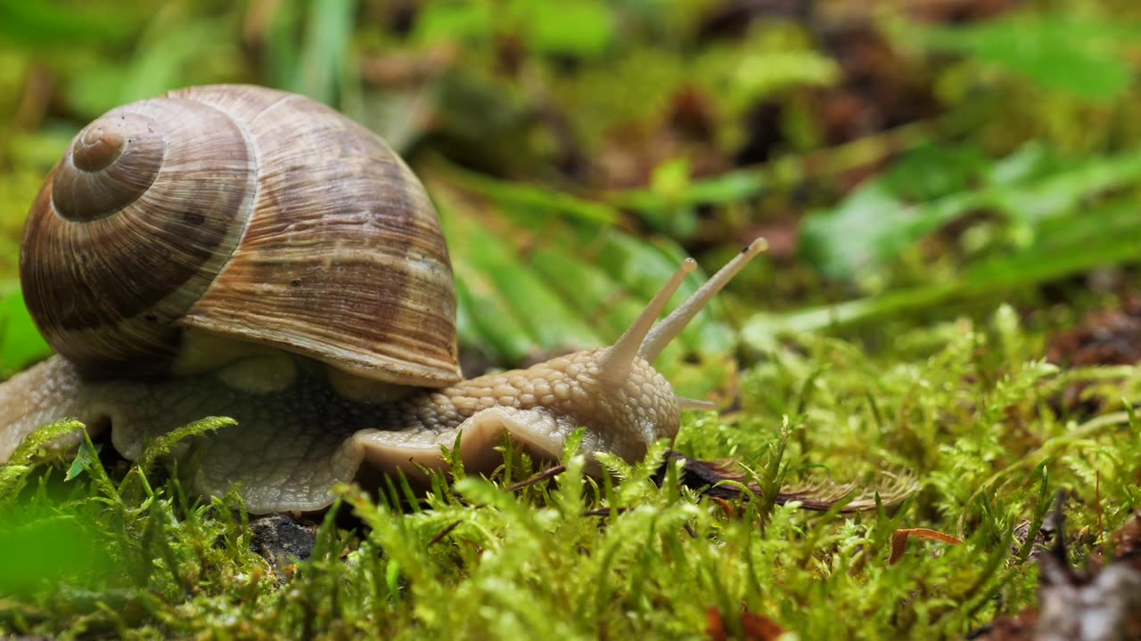 Snail Mollusk Creeping Animal video.