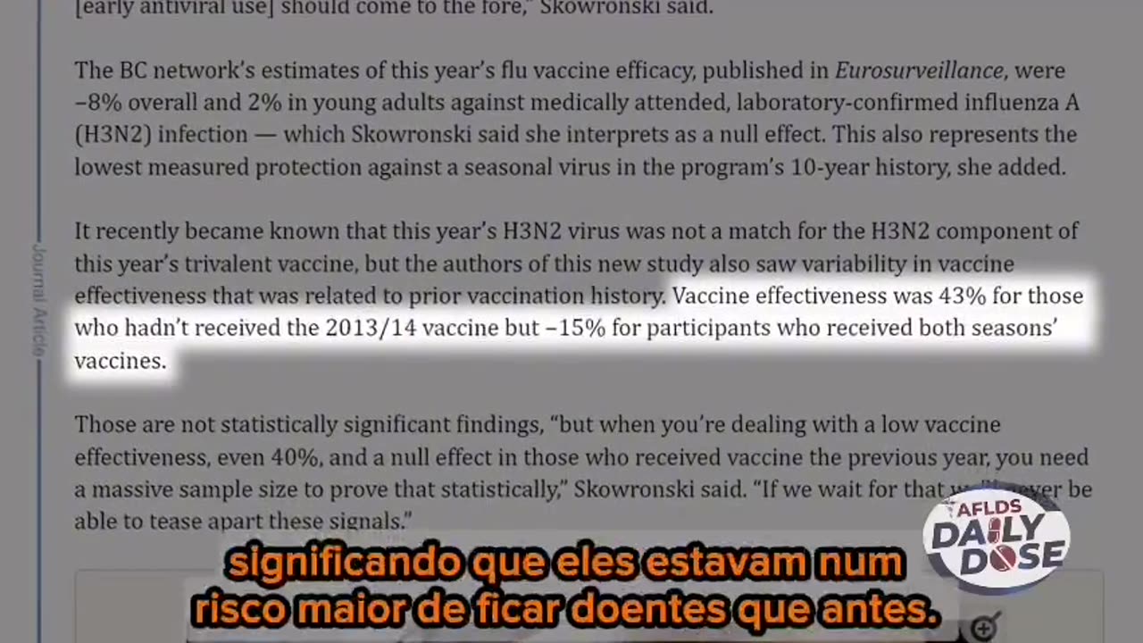 Estudo revela perigo da vacina da gripe _ Dr. Peterson Pierre