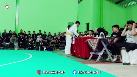 Aksi Keren Pesilat Cilik Pakai Gaya Wayang di PSHT Cup Boyolali 2023 - Sambung PSHT