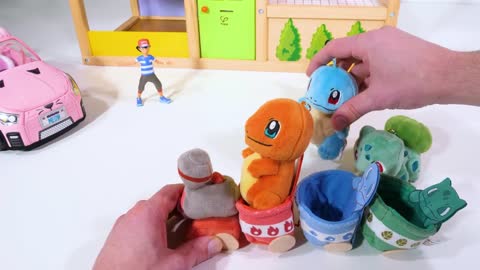 Pokemon get a New House Toy Learning Video! Reading Video for Kids =)