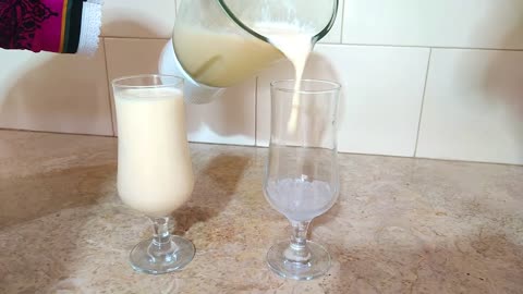 Peach milk shake(fast and easy)