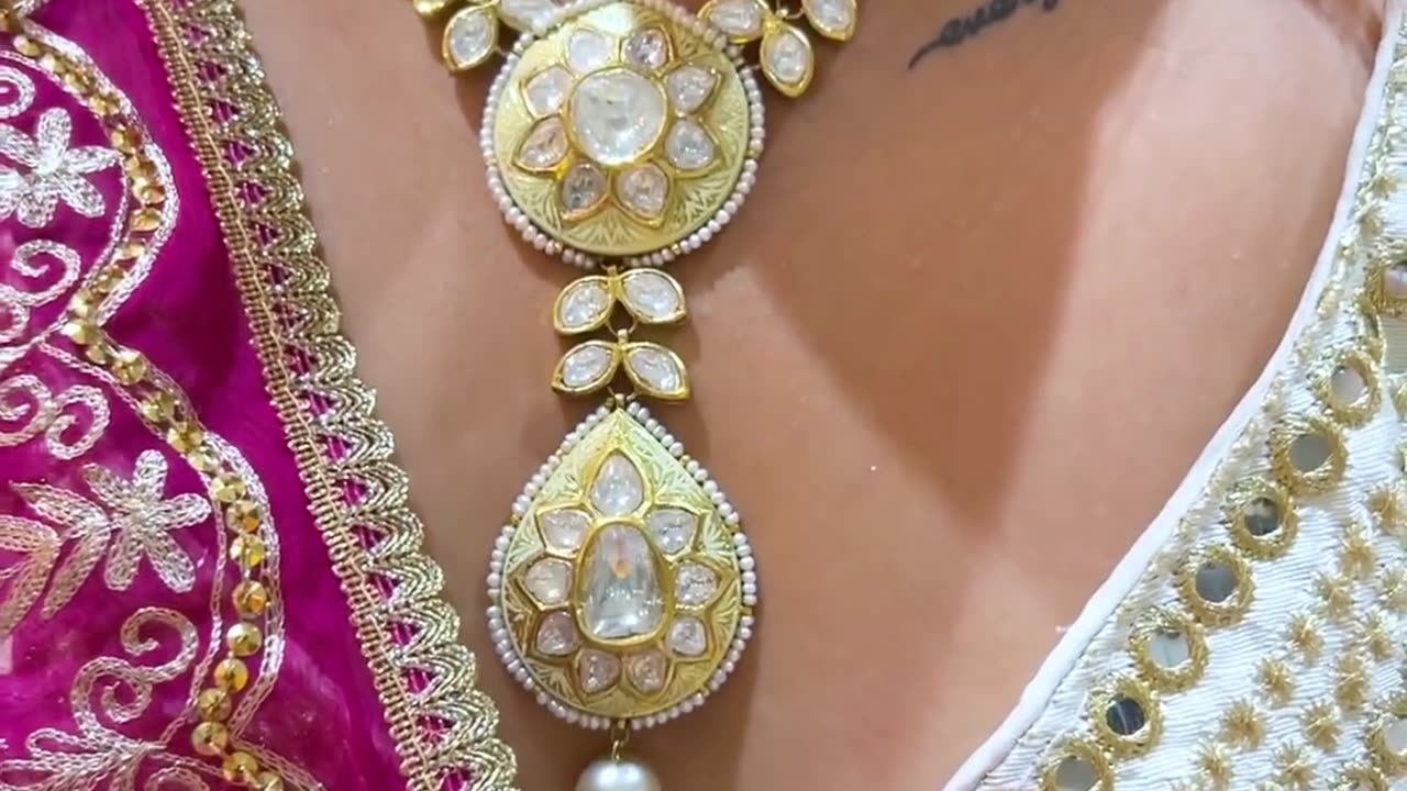 Polki Diamond Necklace - Ghanasingh Fine Jewels (Kamlesh Hemdev)