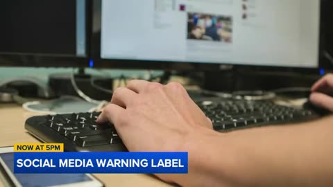 A warning label on social media sites. ABC News