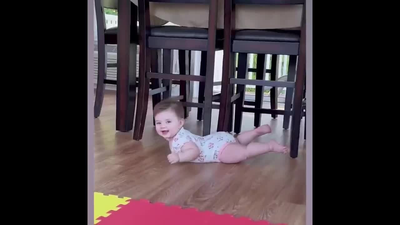 Funny moments when the baby farts