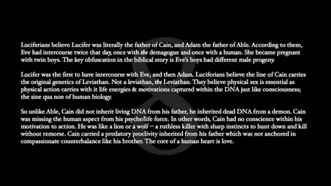 Lucifer and Luciferians, Masters of Deception - WARNING ADULT AUDIO CONTENT!