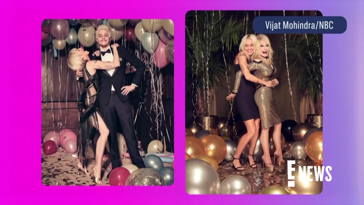 Miley Cyrus on Hosting NYE With Pete Davidson vs. Dolly Parton _ E! News