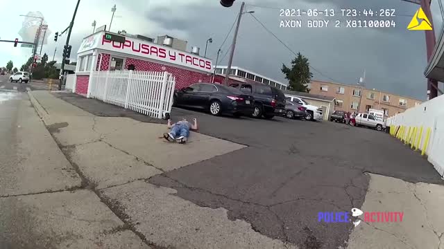 Bodycam Footage Of Denver Police Officers Shooting Armed Man in Colorado