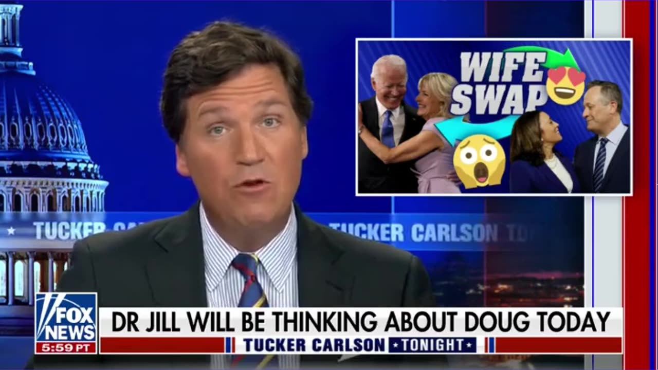 Tucker Jill Biden will be thinking of Kamala’s husband on Valentine’s Day