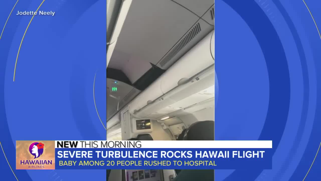 Severe turbulence rocks Hawaii flight