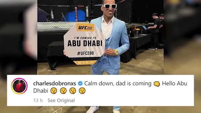 Charles Oliveira responds to claims he won't show up for UFC 280 in Abu Dhabi