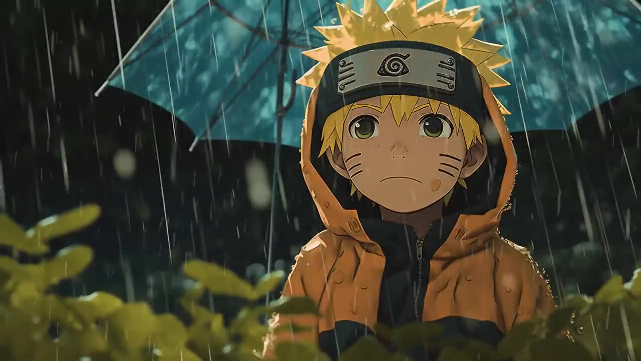A Peaceful Rainy Day 🌧 Naruto Lofi Hip Hop Music For Calm Your Anxiety, Good Moods