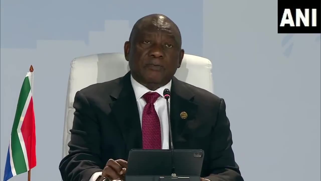 Sydafrikas præsident: "Vi har inviteret 5 lande til at, blive medlemmer af BRICS"