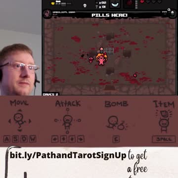Searching For Tarot Cards In The Binding of Isaac Run 13, social clip 6.