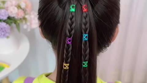 Kids Hair dressing Baby girls hair Dressing New style