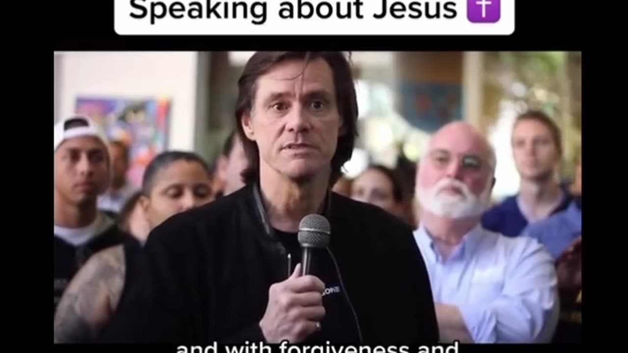 Jim Carrey talking about Christ.