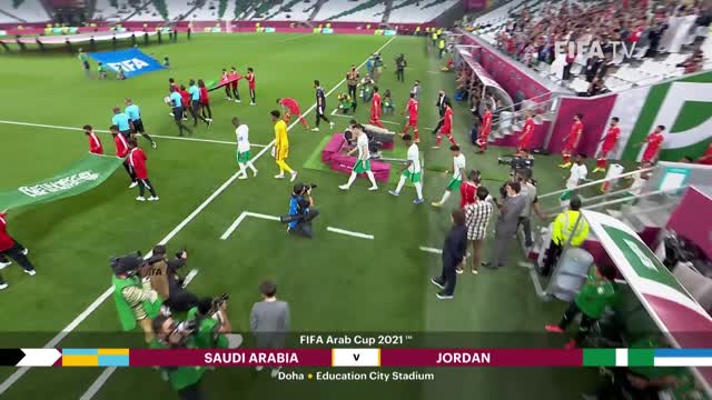 Saudi Arabia v Jordan FIFA Arab Cup Qatar 2021 Match Highlights