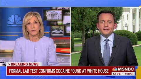 MSNBC Is FLABBERGASTED That Cocaine Was Found At The White House