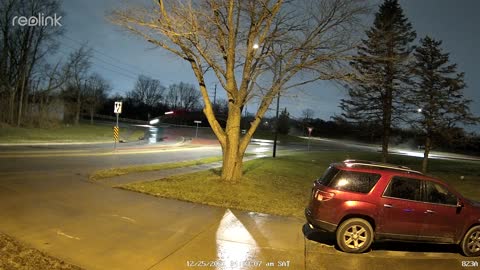 Car Catches Air on Christmas