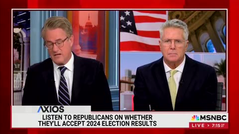 Morning Joe: “Anybody that votes Republican [is] voting for the end of democracy”🤣