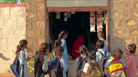 India Rajasthan ke gaon ke school