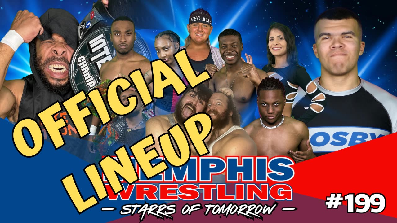 OFFFICAL LINEUP #199 #memphiswrestling #prowrestling #memphis #wrestling #podcast