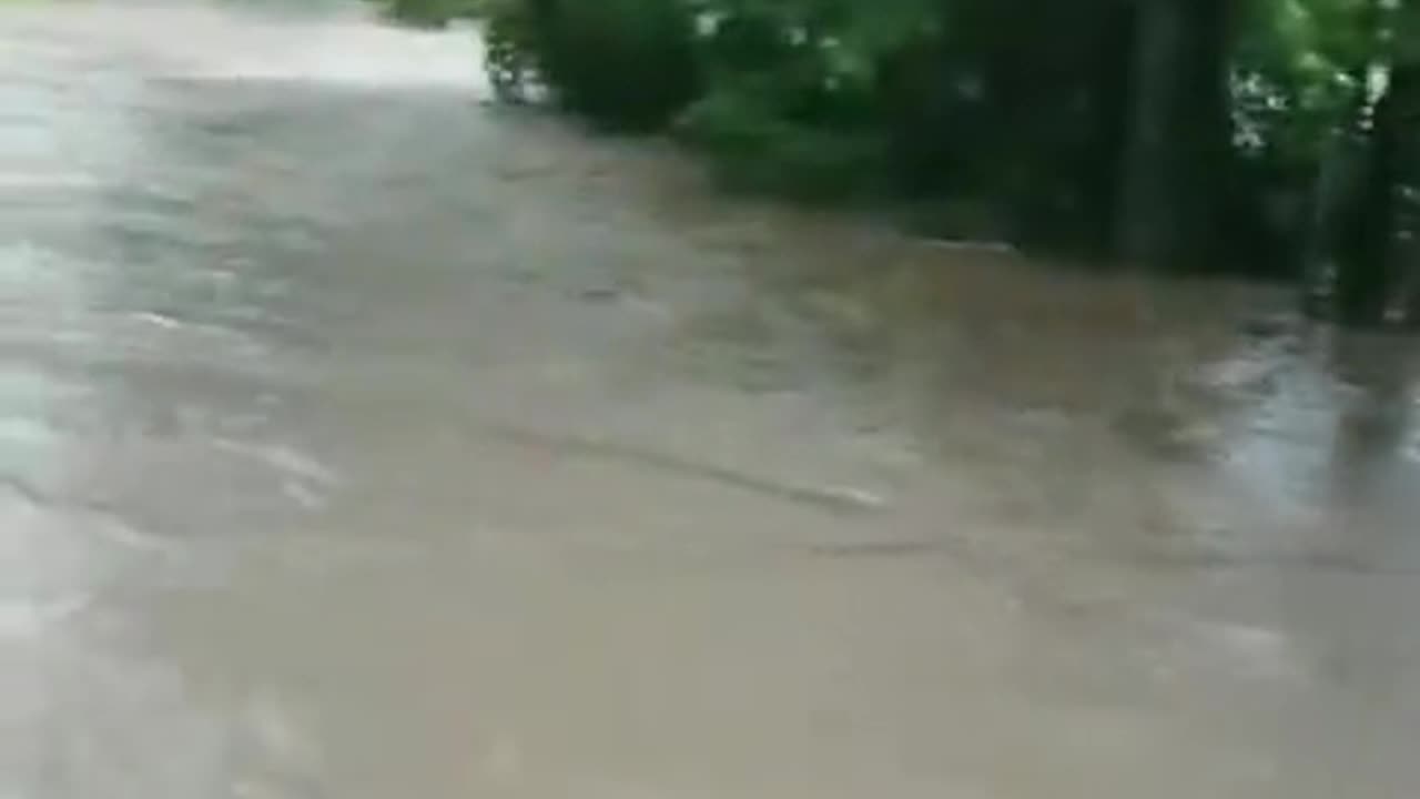 Chuva alaga estacionamento onde estavam Ferraris