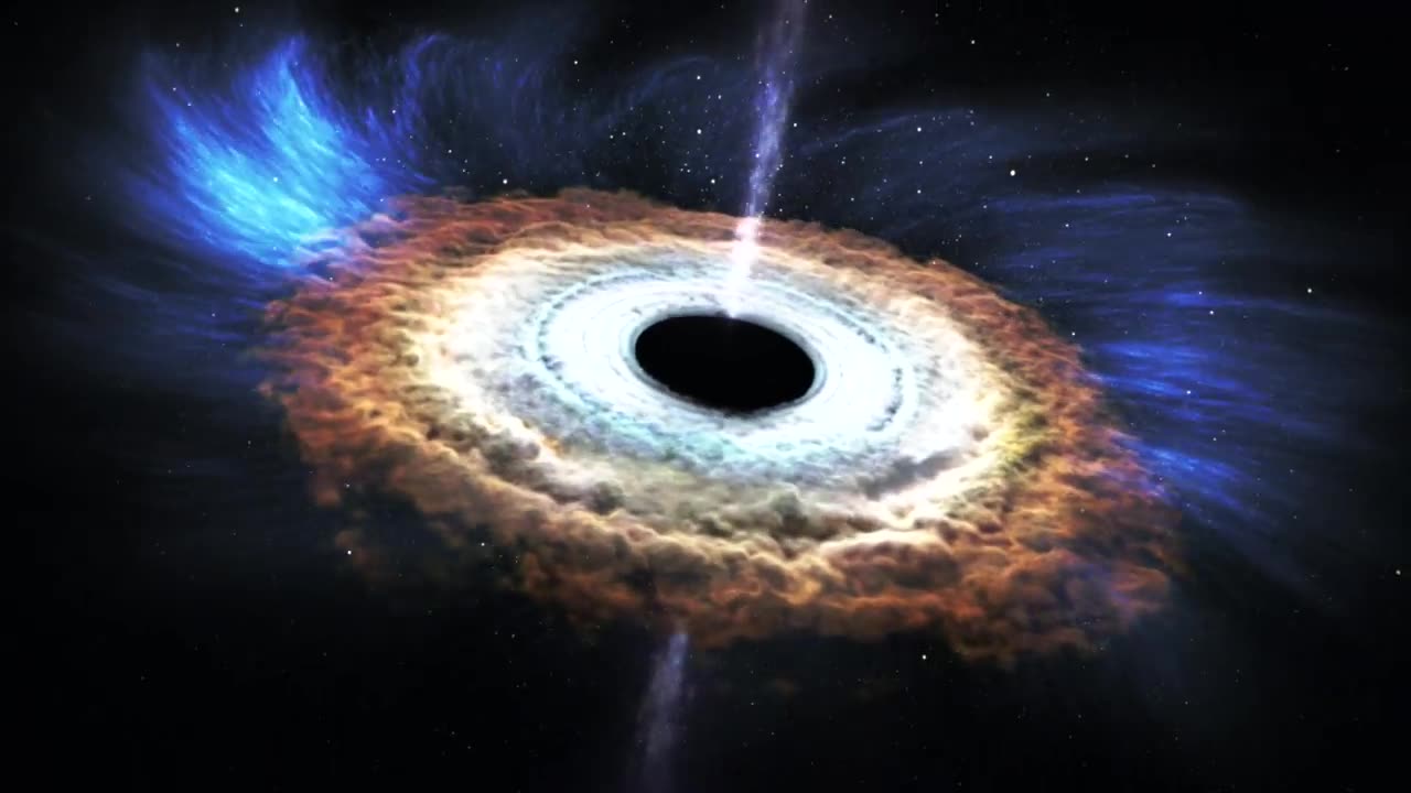 NASA:/Massive Black Hole Shreds passing Star.