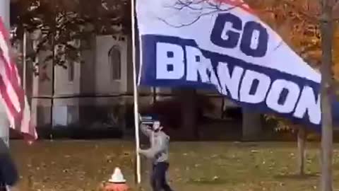 Big Lets Go Brandon Flag