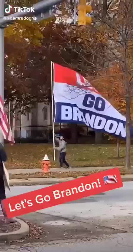 Big Lets Go Brandon Flag