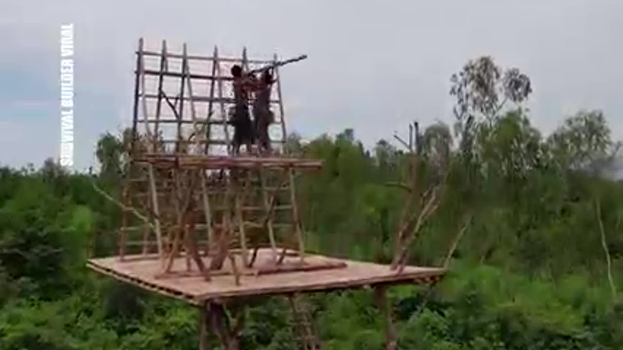 Tree house building ancient skills