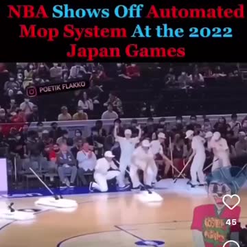 Automated Mop System at Japan Games.