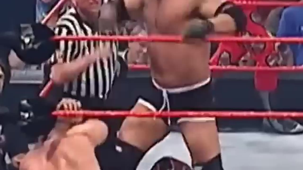 Goldberg_ Shawn Michaels_ RVD vs. Batista_ Randy Orton Kane 2003