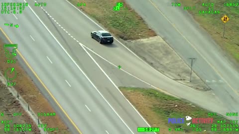 Texas Police Helicopter Video Captures Shootout on Highway