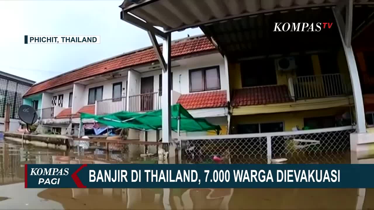 7.000 Warga Dievakuasi Akibat Banjir di Thailand!