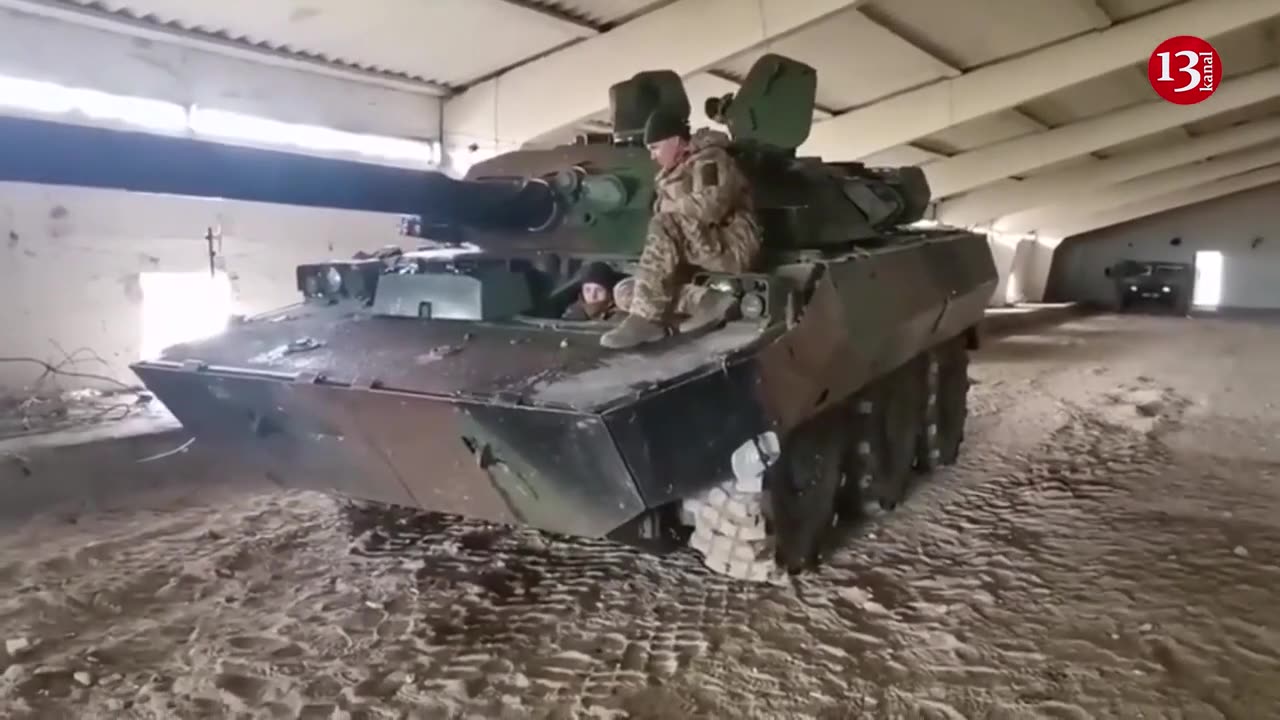 AMX-10 tanks sent by France used by Ukrainian army