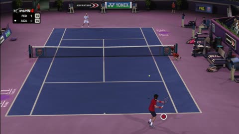 AO Tennis PS4 Clay Gameplay