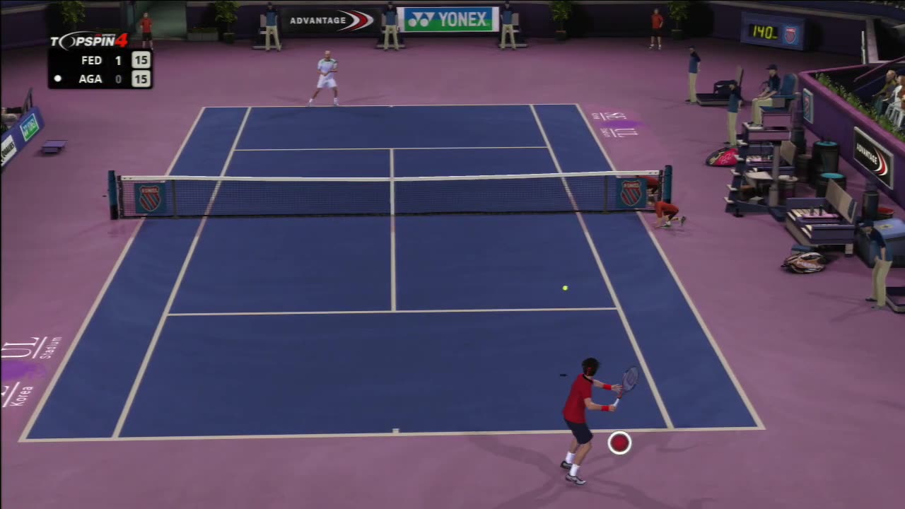 AO Tennis PS4 Clay Gameplay