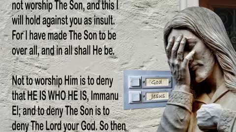 To a Jehovah's Witness... To deny the Son is to deny your God 🎺 Trumpet Call of God