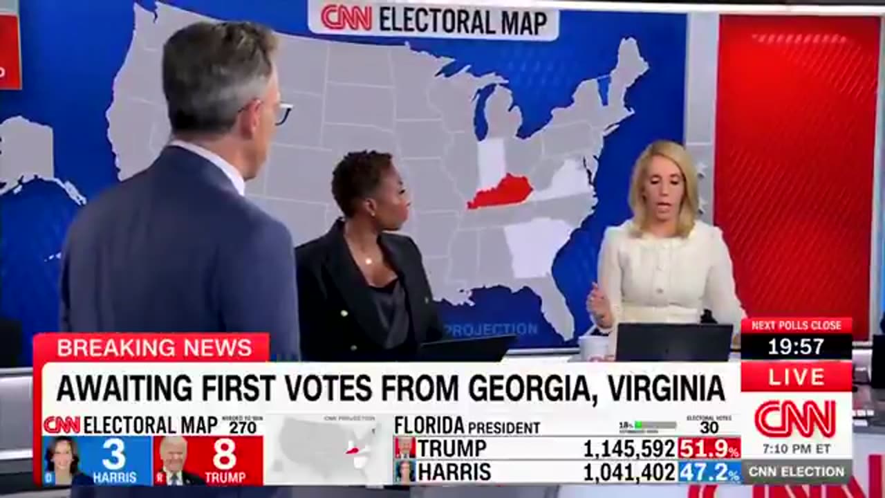 CNN shows President Trump leading in Georgia