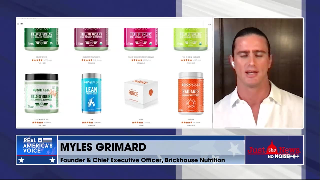 Founder and CEO of BrickHouse Nutrition Myles Grimard joined John Solomon and Amanda Head