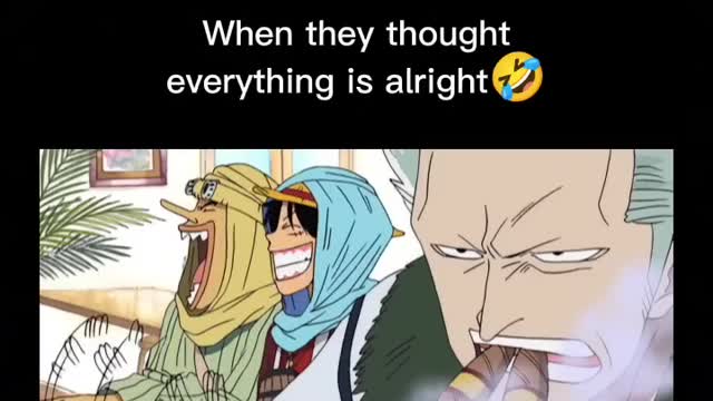 Luffy is afraid to this man that he can't stop running😅😂🤣 #onepiece