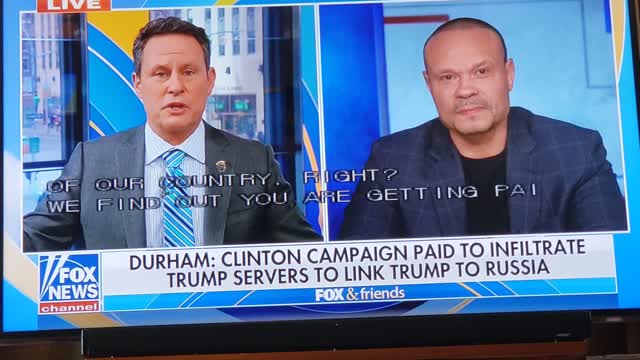 Bongino on Fox & Friends Feb 14, 2022 re Durham Filing