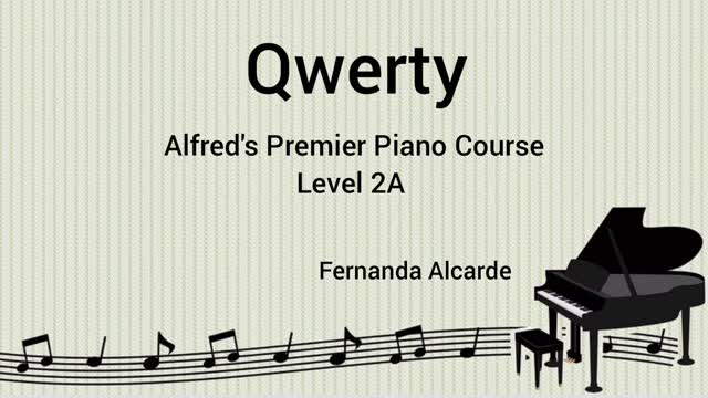 Qwerty - Alfred's Premier Piano level 2a