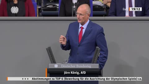 Jörn König Rede vom 30.11.2022 - Bewerbung für die Ausrichtung der Olympischen Spiele