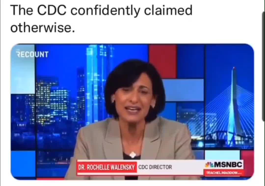CDC director lying on TV