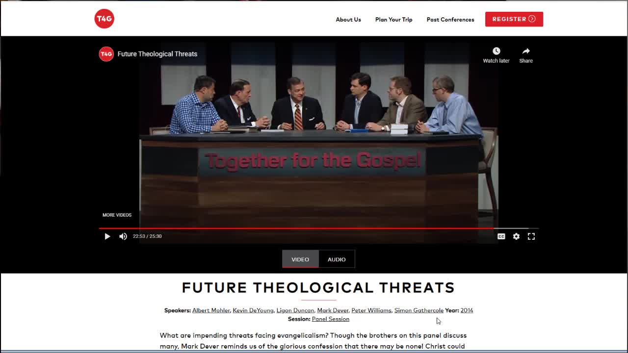 Russell Moore, Ligon Duncan, Al Mohler etc. Saw it Coming