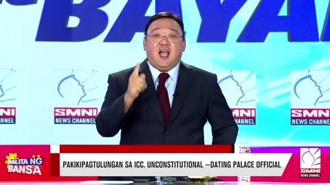 Pakikipagtulungan sa ICC, unconstitutional —dating Palace Official