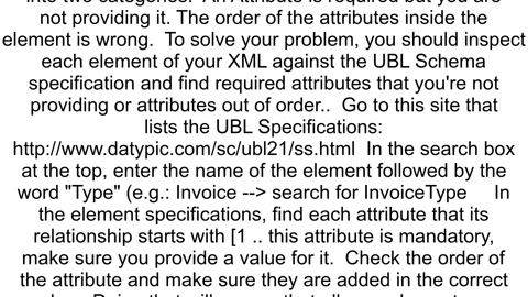 Schema validation failed XML does not comply with UBL 21 standards in line with ZATCA specification