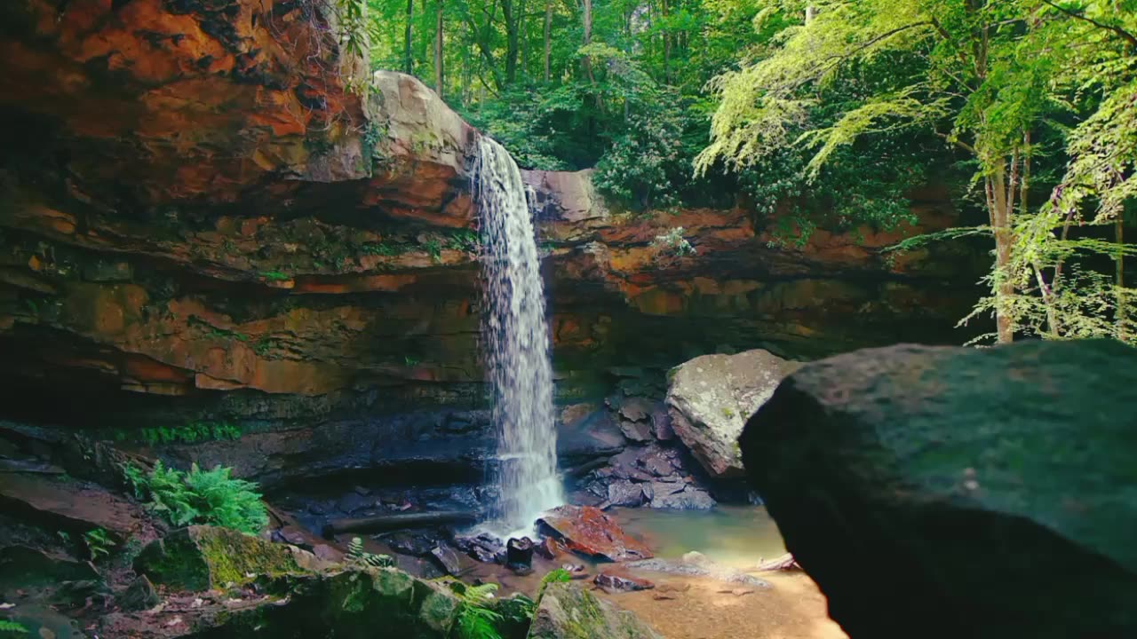 ||Relaxing Vibes Water Fall || Nature Sound For Sleeping Relaxing,Relief Stress