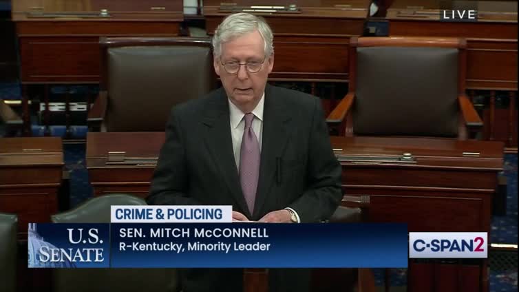 McConnell Blasts BLM in Senate Floor Speech for Bailing Out Assassin